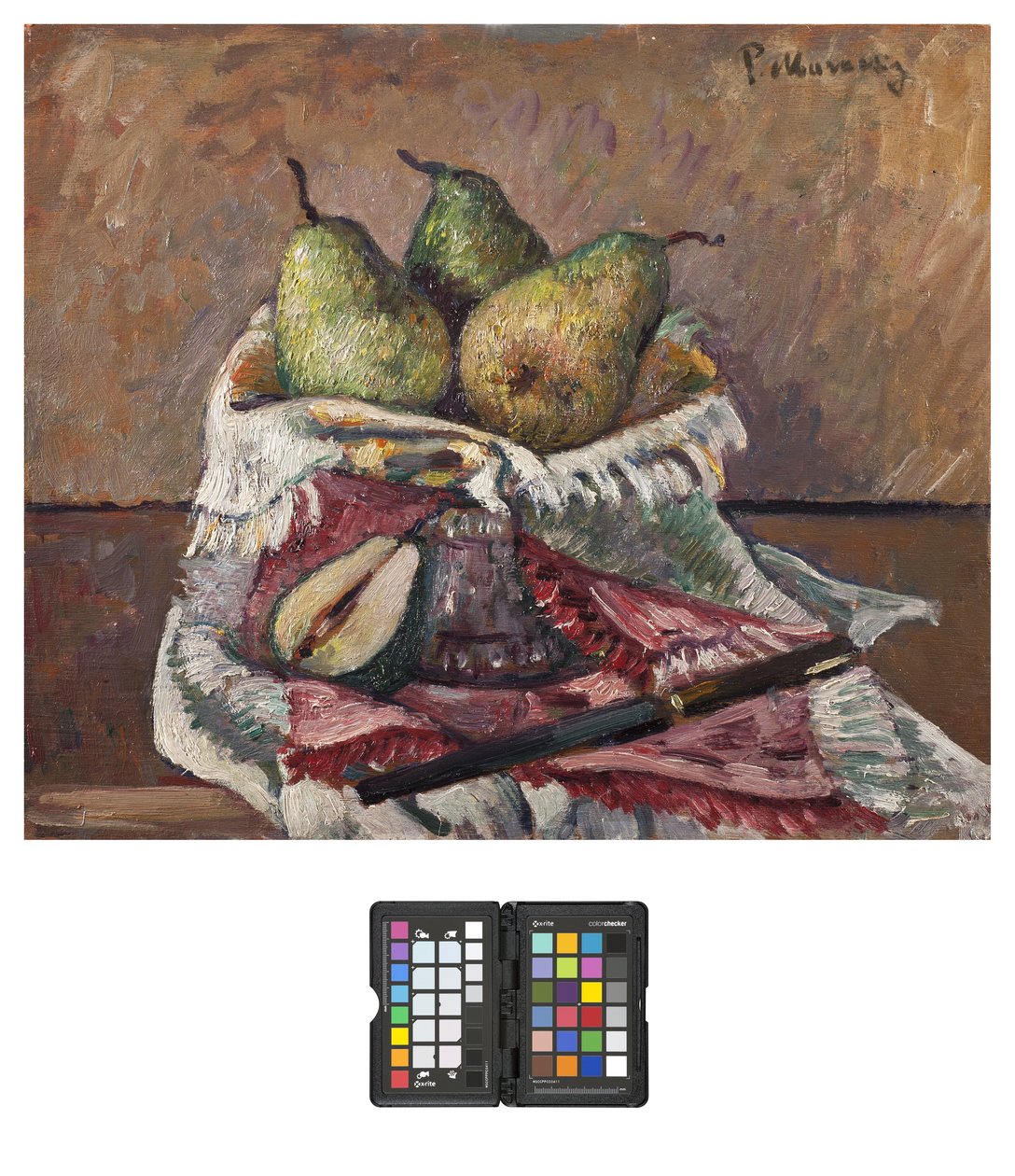 Still Life with Pears by Pietro Marussig