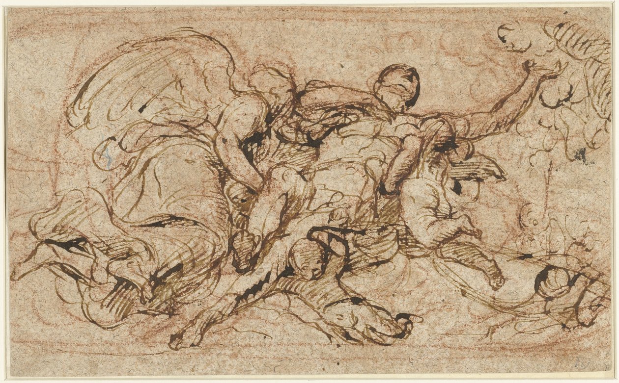 Assumption of a Saint by Pietro Testa