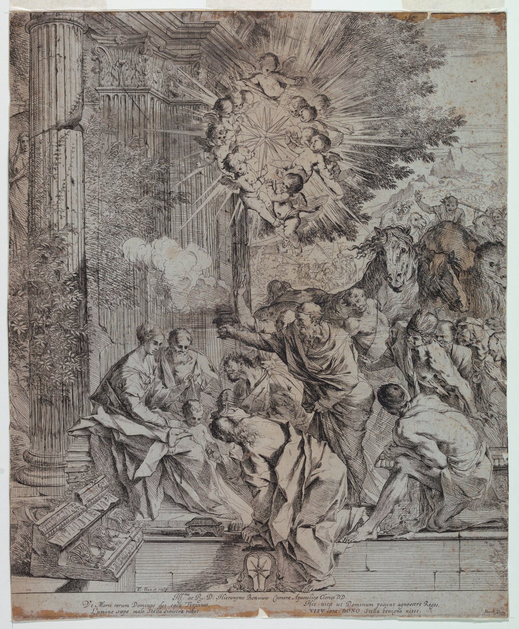 The Adoration of the Magi by Pietro Testa
