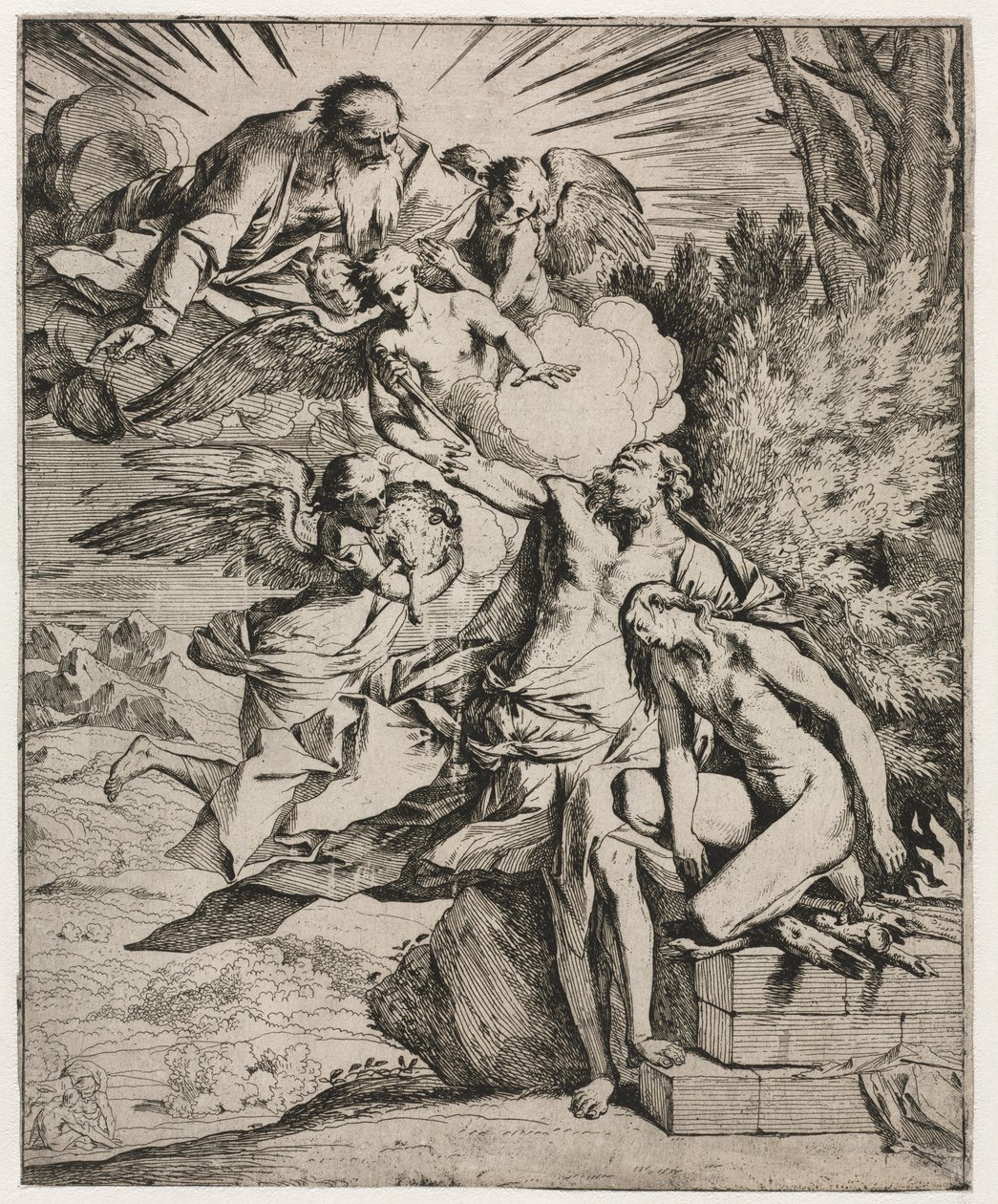 The Sacrifice of Abraham by Pietro Testa