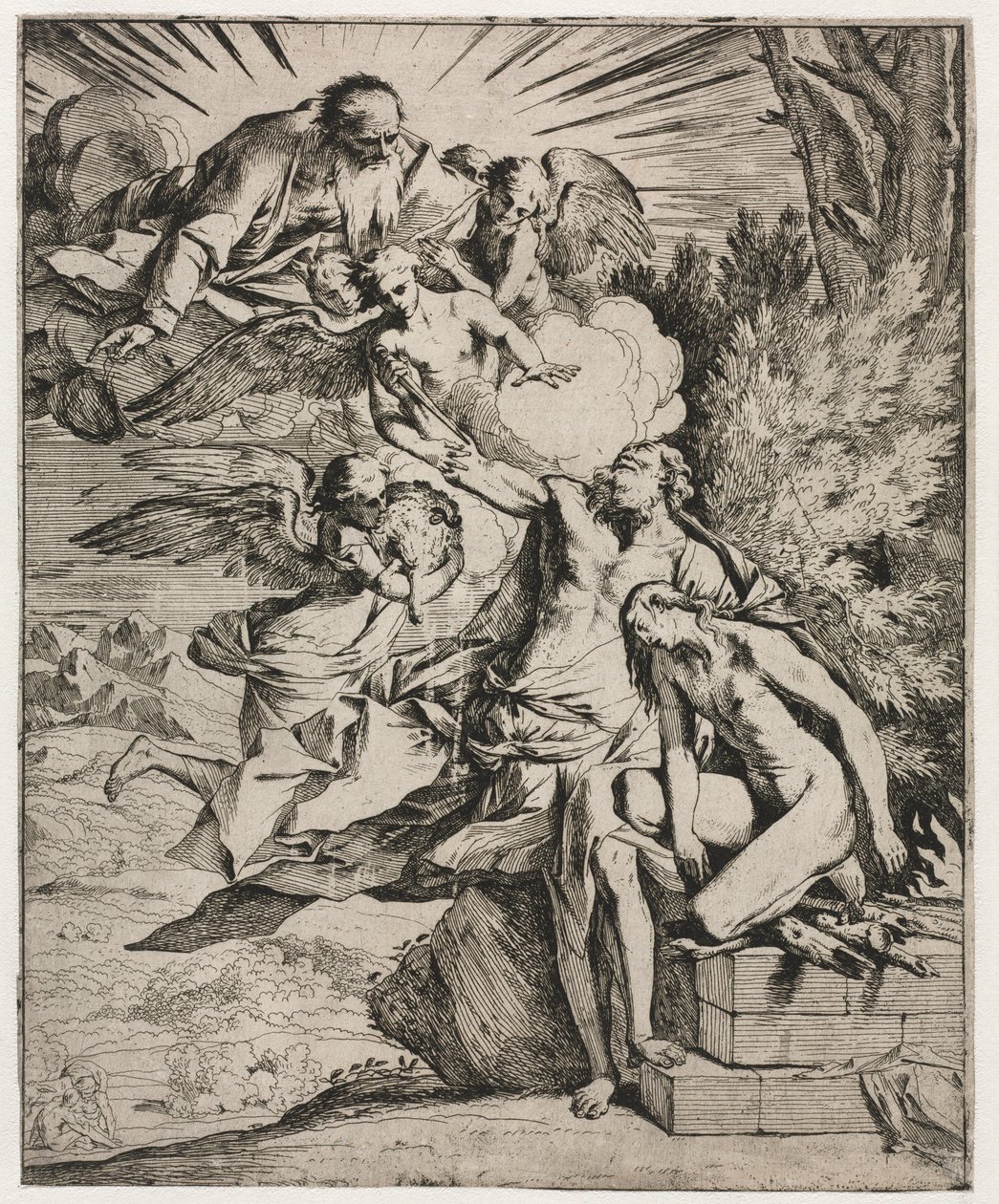 The Sacrifice of Abraham by Pietro Testa