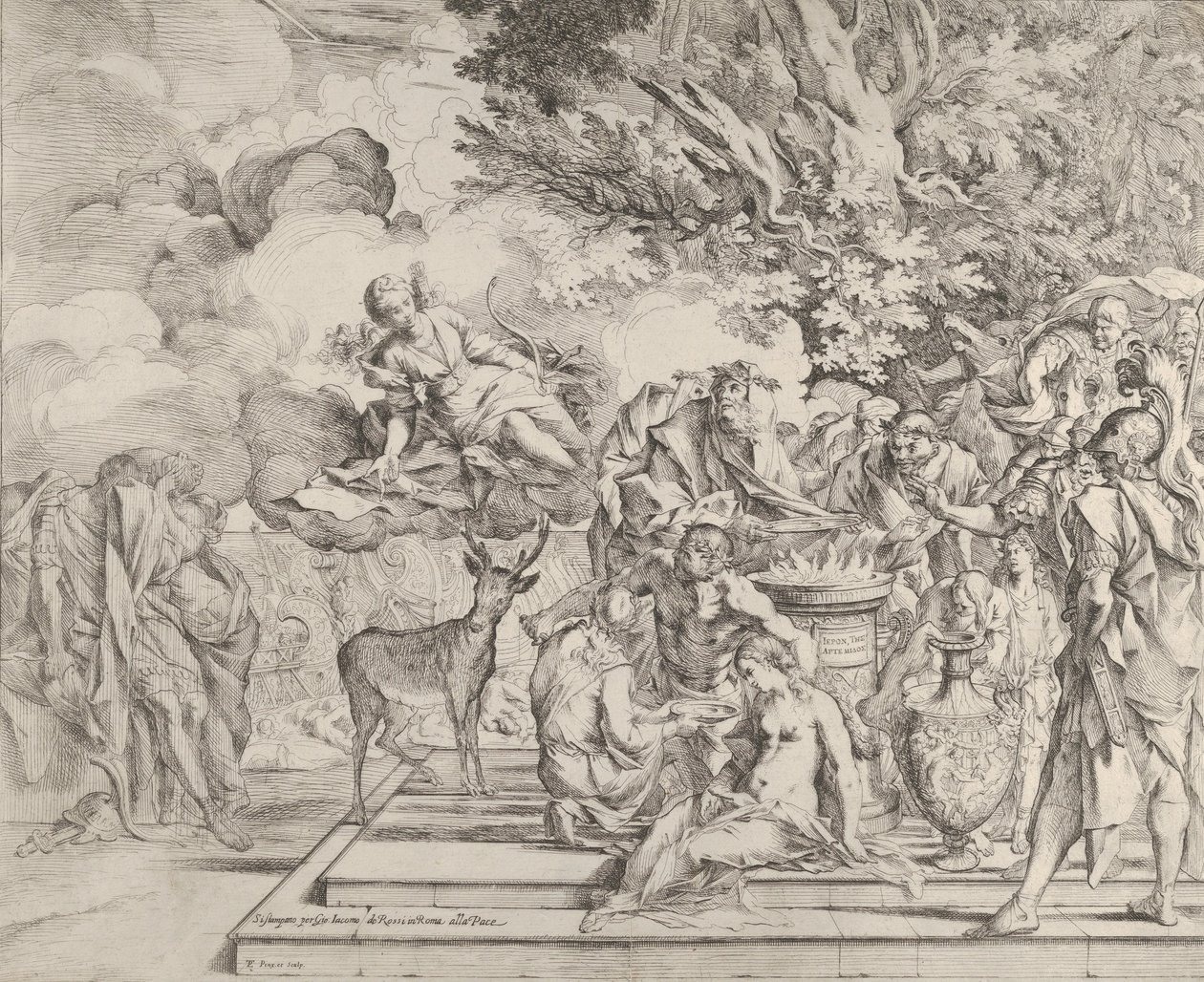 The Sacrifice of Iphigenia by Pietro Testa