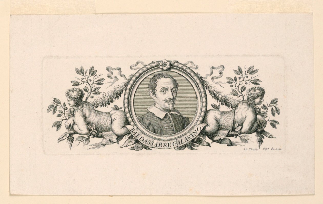 Portrait of Baldassarre Galanino by Pio Panfili