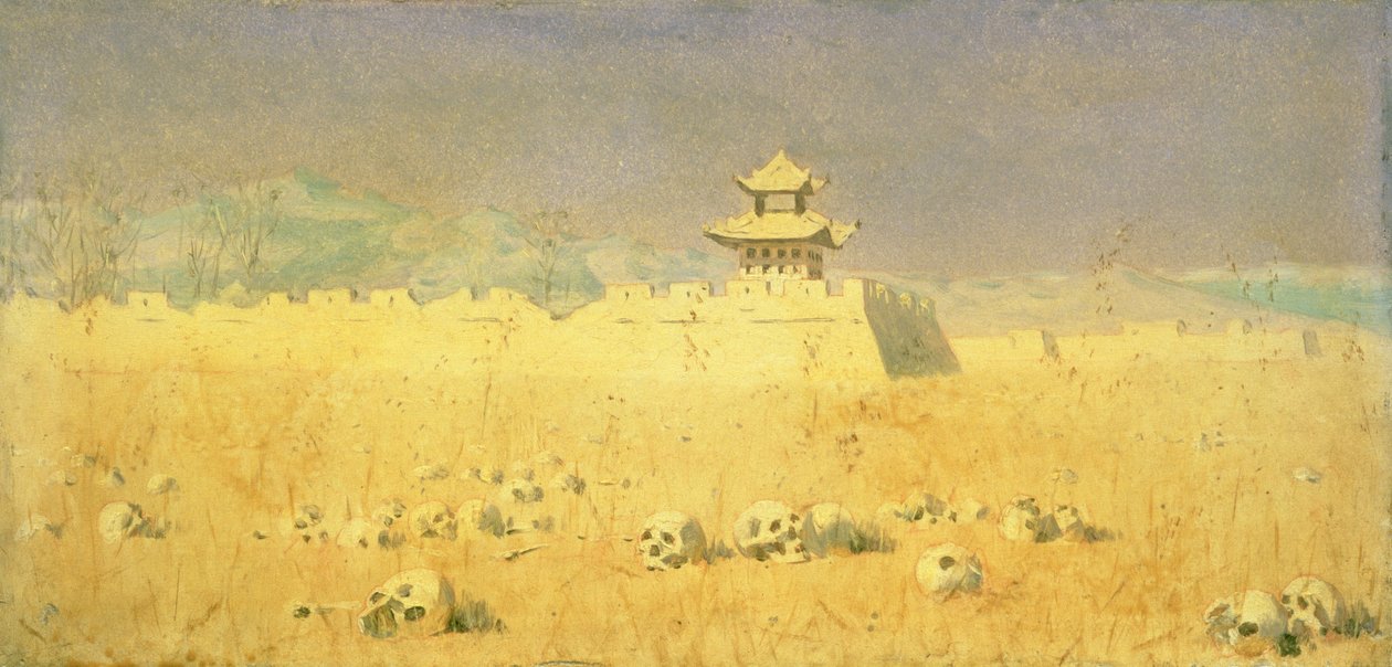 Ruins in Chuguchak by Piotr Petrovitch Weretshchagin