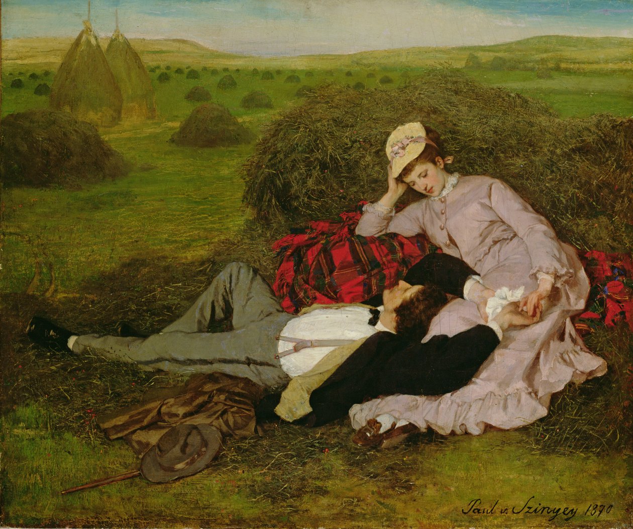 The Lovers by Pál Szinyei Merse