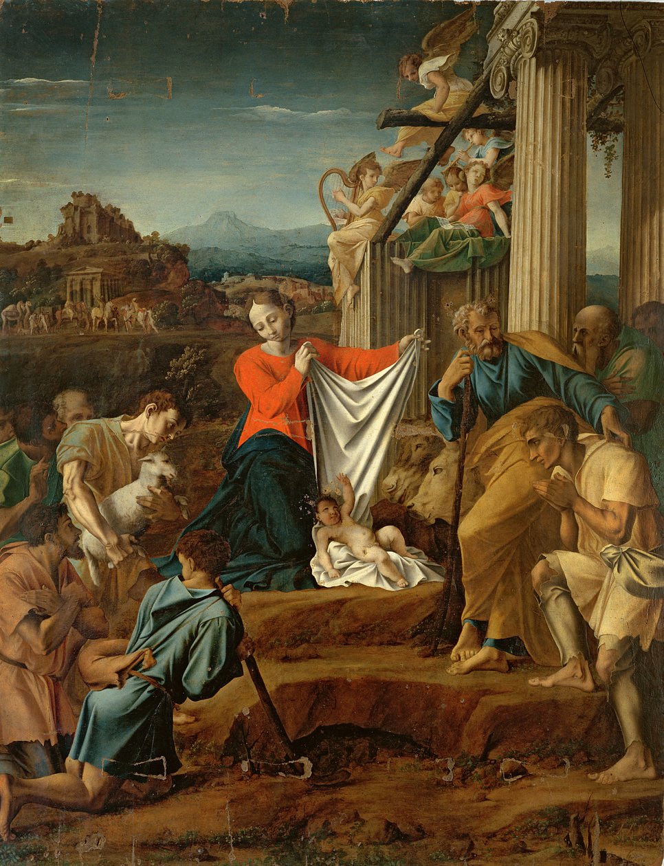 Nativity by Polidoro da Caravaggio