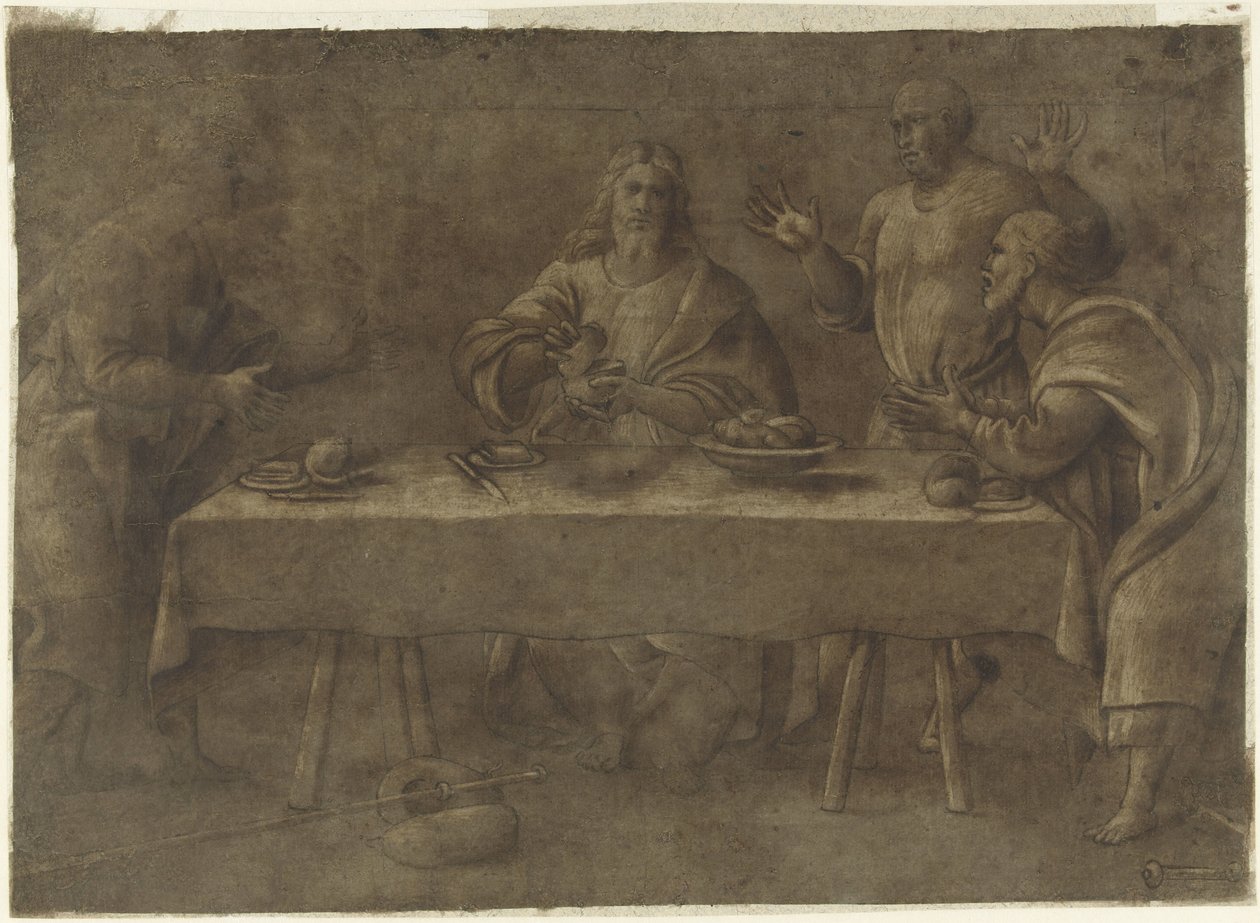 Supper at Emmaus by Pomponio Amalteo (attributed to)
