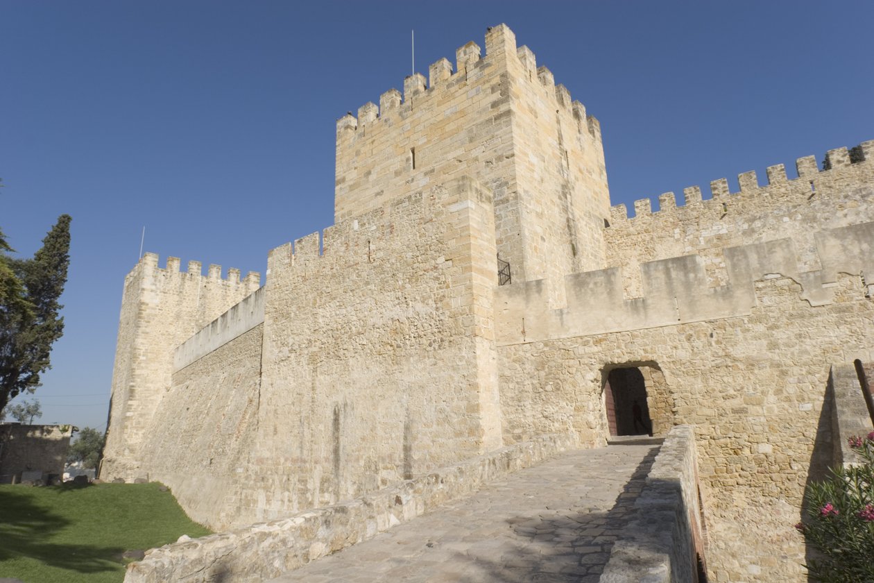 Exterior view of the castle by Portuguese School