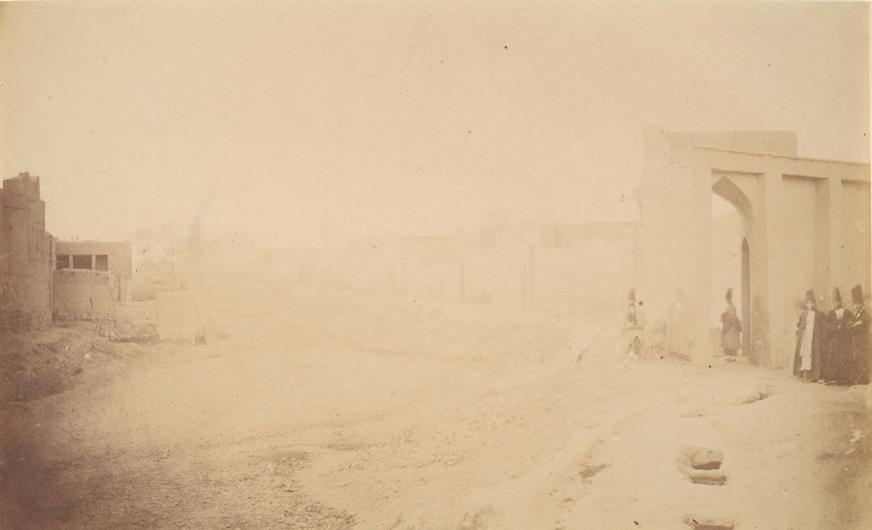 View of Tabriz by Possibly by Luigi Pesce.