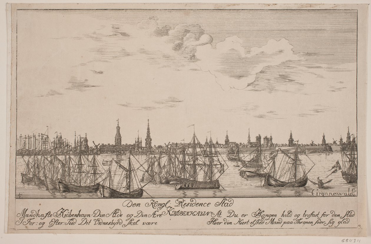 Copenhagen Seen from the Sea by Poul Isac Grønvold