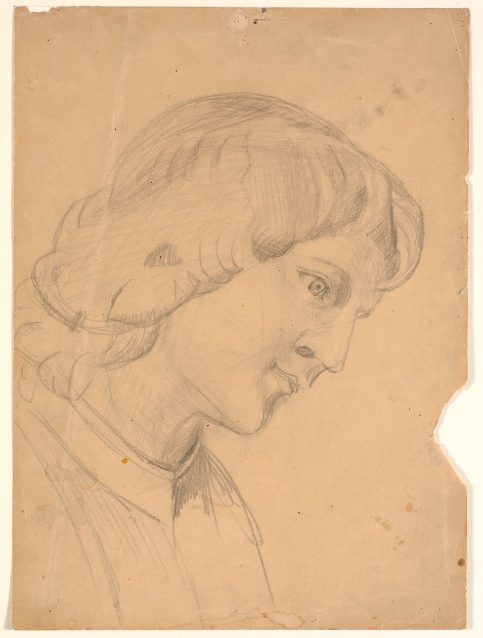 Head. Study for an Angel by Poul S. Christiansen