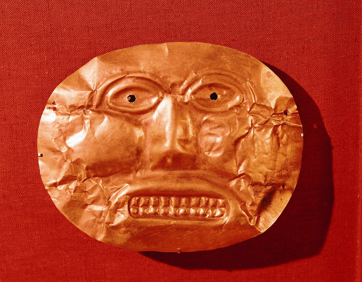 Calima Funerary Mask, from Restrepo, Cauca Valley, c.550-450 BC by Pre Columbian