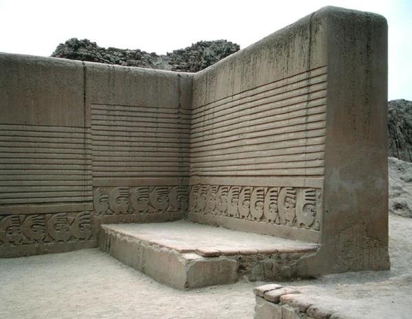 The Square of Ceremonies, Tschudi Palace, built by the Chimu, c.1300 BC by Pre Columbian Pre Columbian