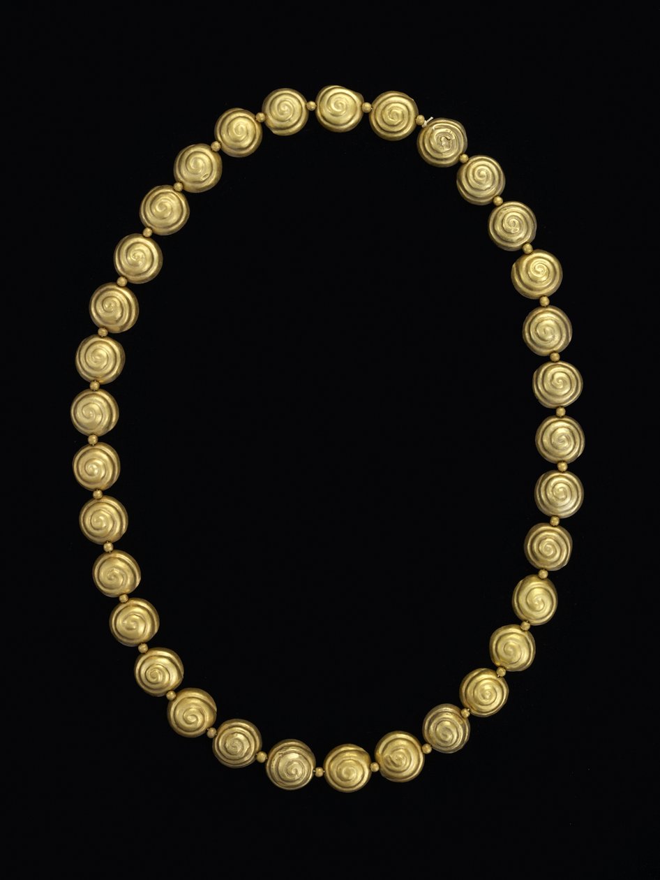 Necklace of Snail Beads, Moche by Pre Columbian Pre Columbian