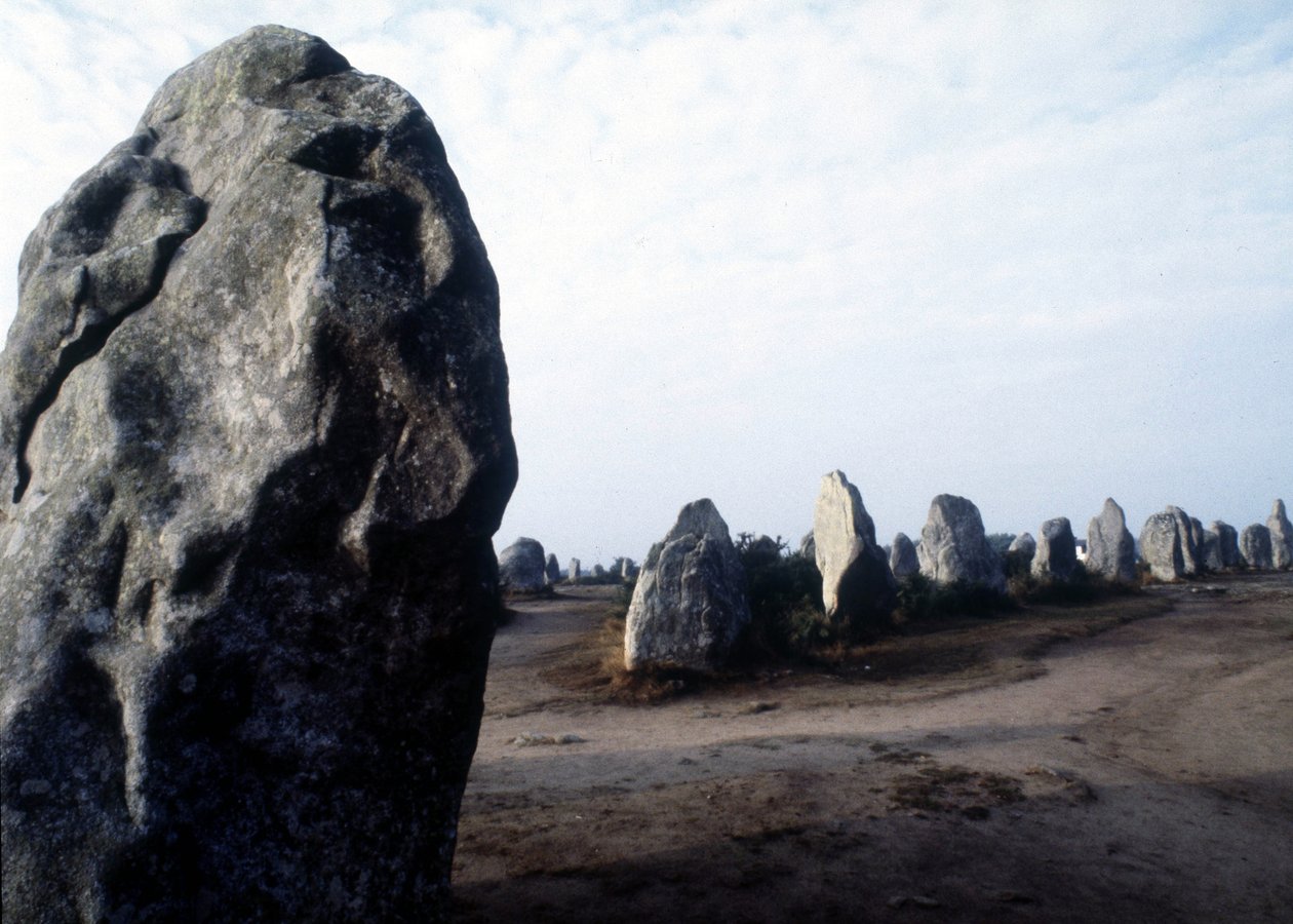 Megalithic Carnac Monuments of Kermario by Prehistoric Prehistoric