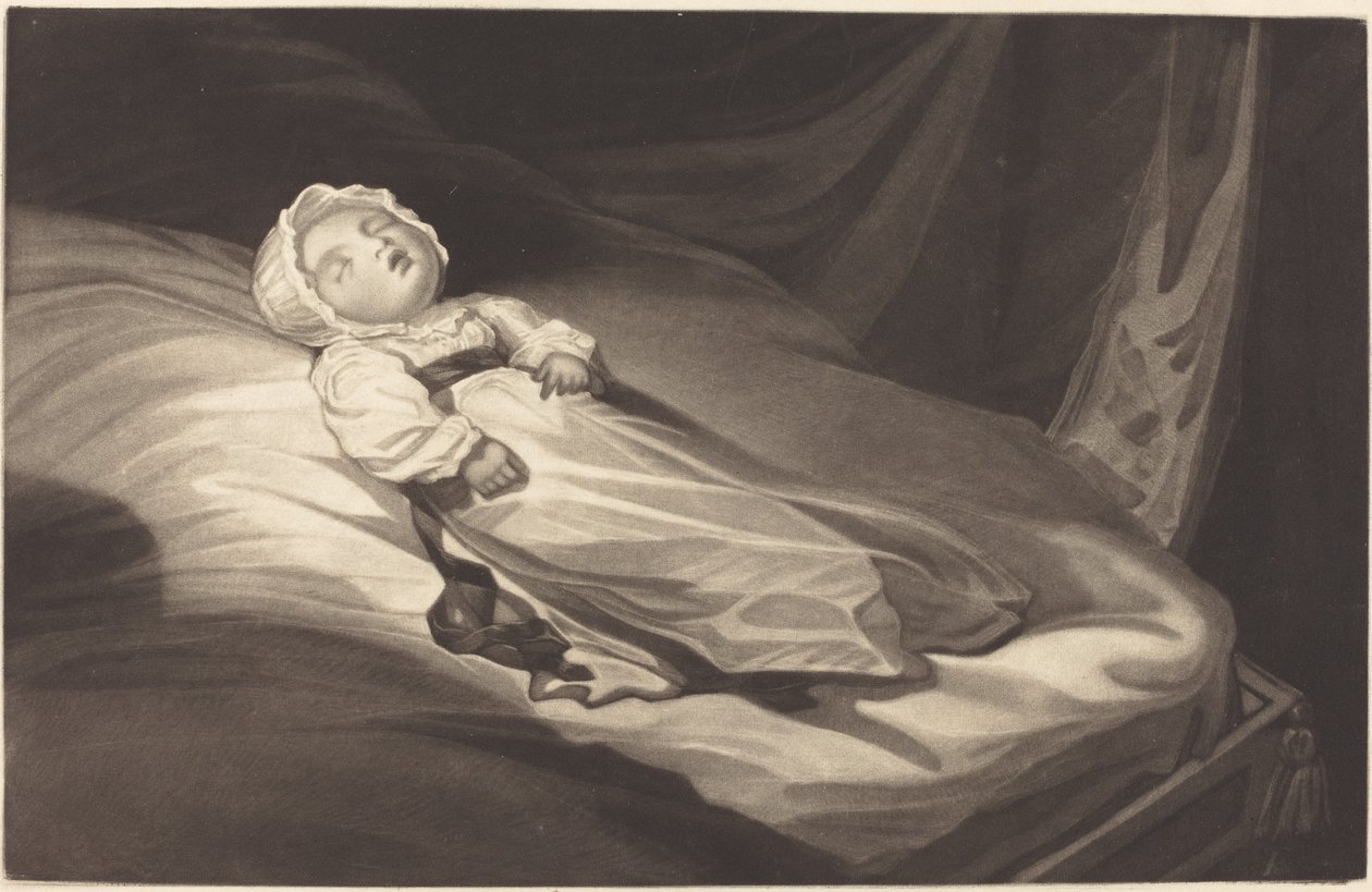 Sleeping Infant by Probably British 19th Century