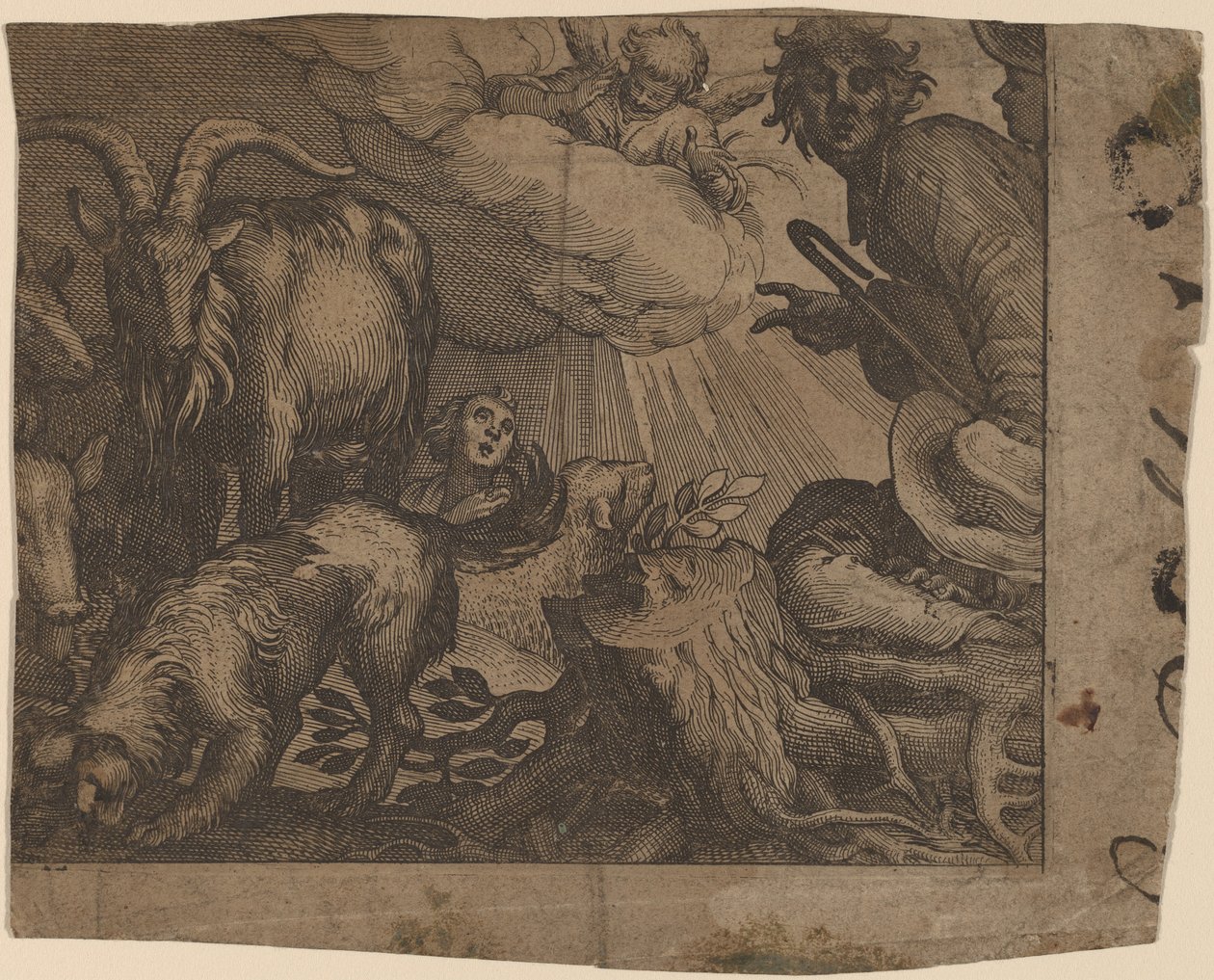 Annunciation to the Shepherds by Probably Netherlandish 17th Century