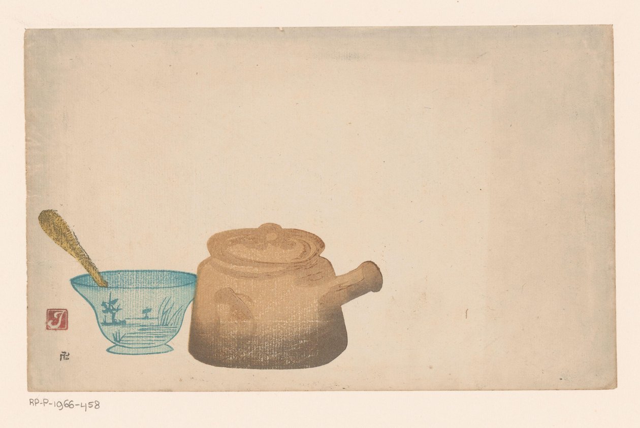 Still Life with Japanese Tableware by Prosper Alphonse Isaac