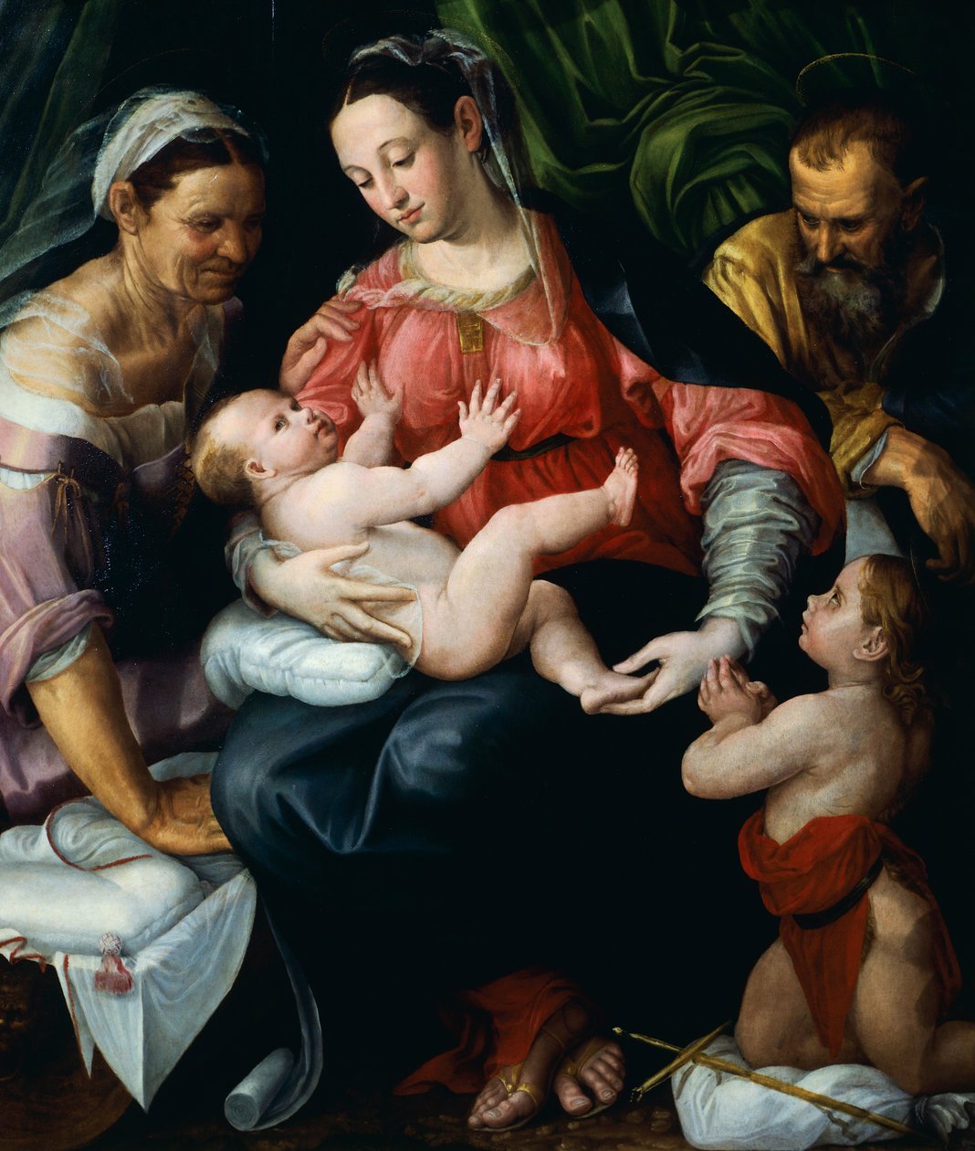 Holy Family by Prospero Fontana