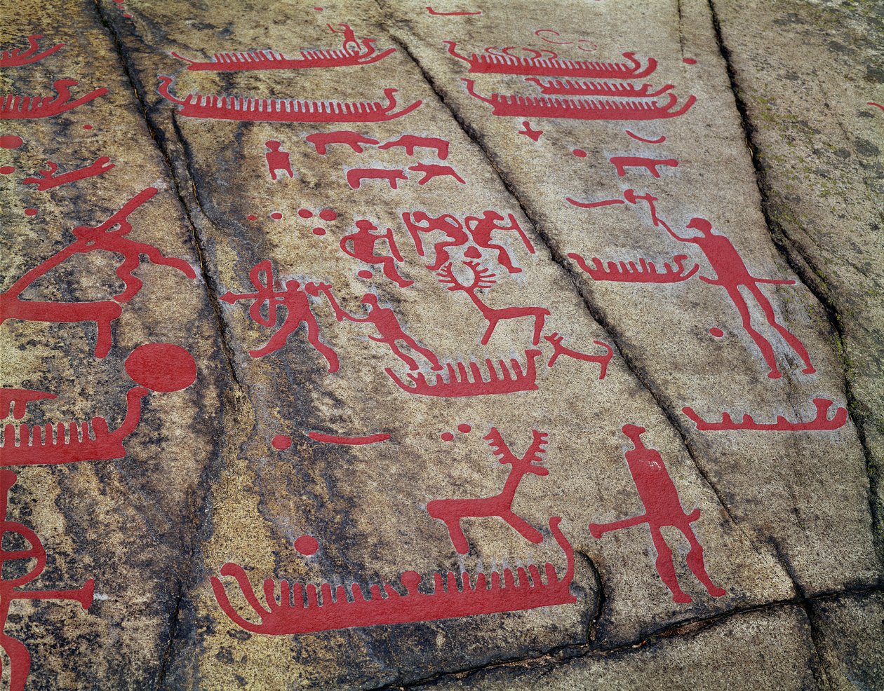 Boat and Deer Hunting Scenes by Protohistoric