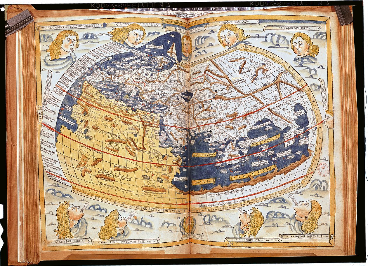 Map of the World, 1486 by Ptolemy