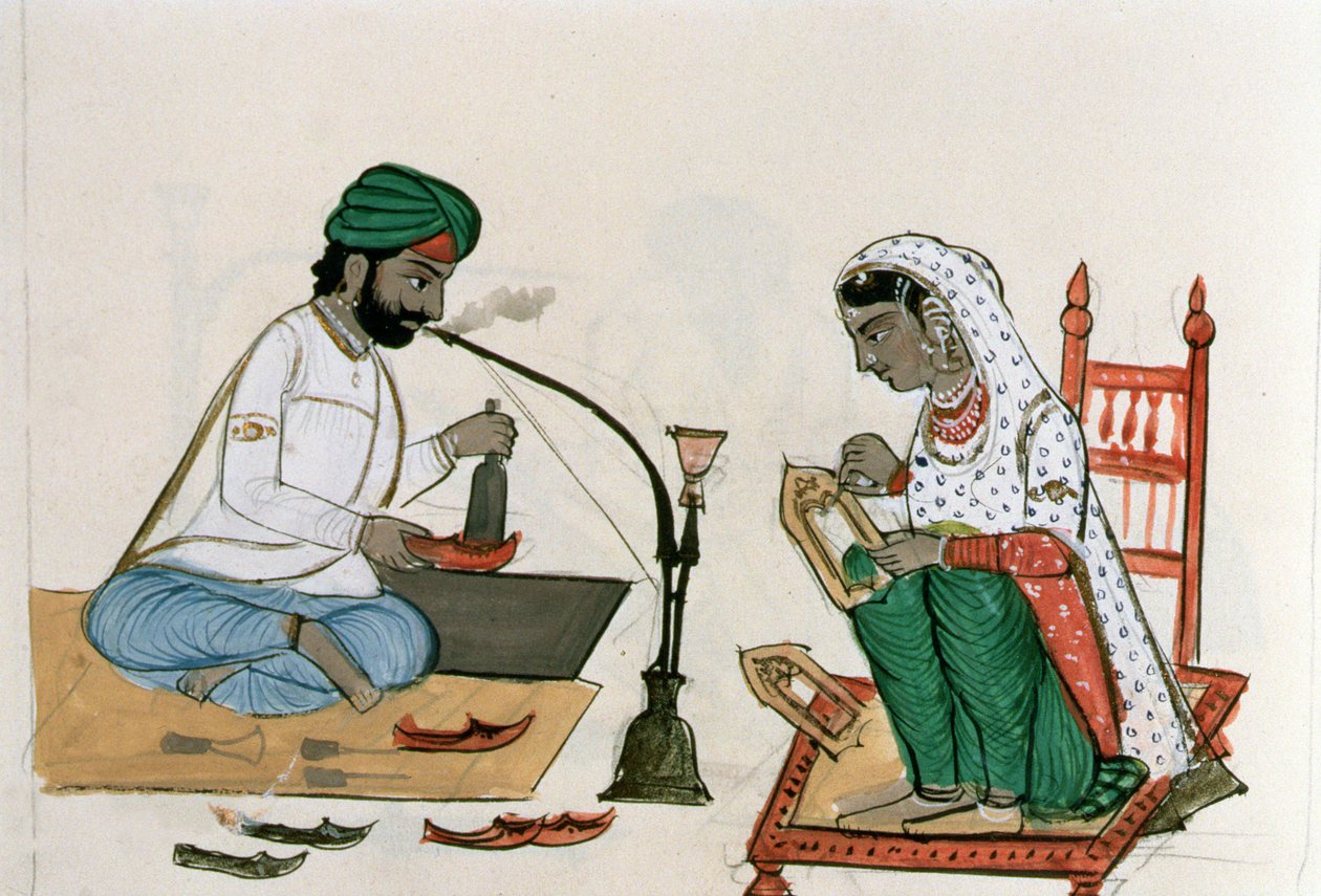 Shoe-Maker (Mochi) by Punjabi School