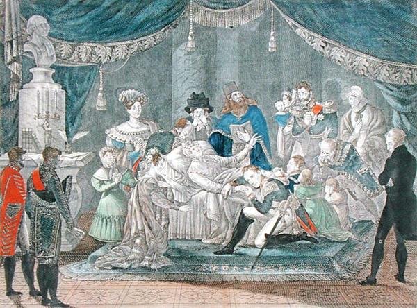 The Death of Empress Maria Fyodorovna by Pyotr Fyodorov