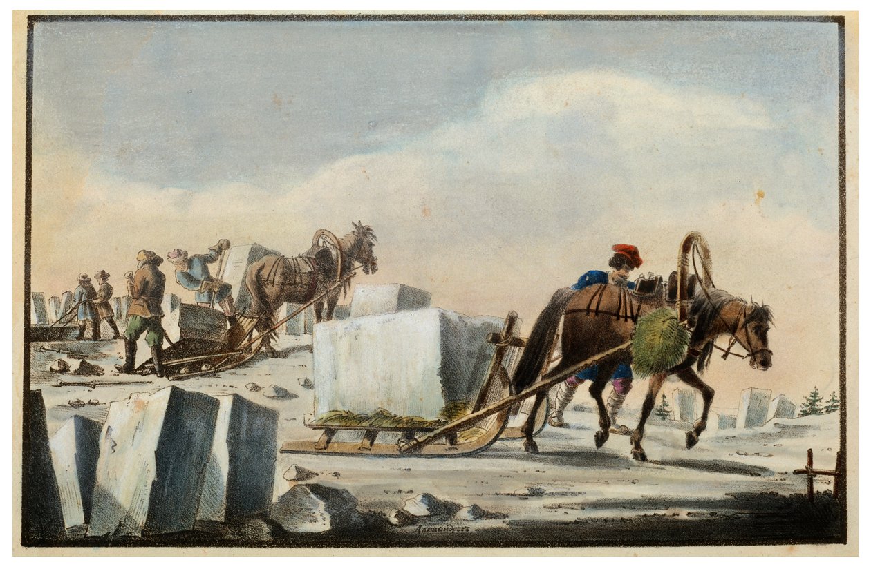 Ice Splitting, 1825 by Pyotr Alexandrov