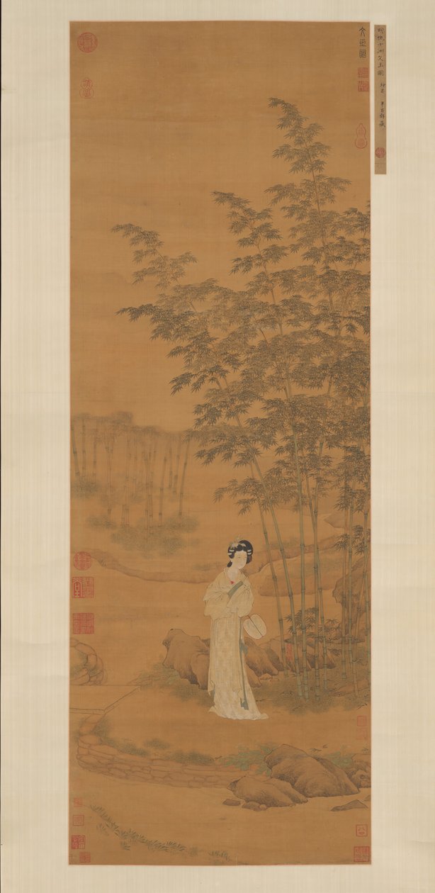 Lady in a Bamboo Grove by Qiu Ying