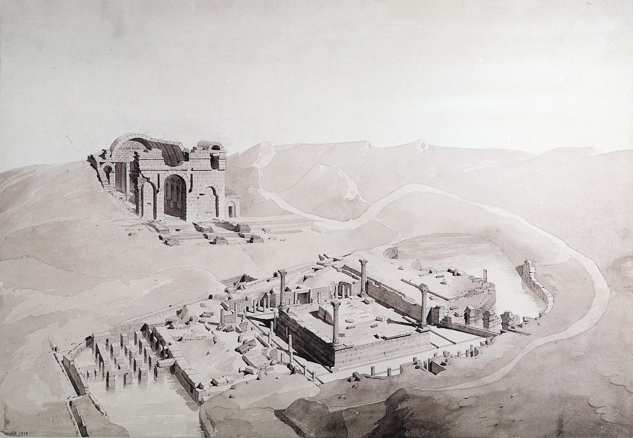 Thermae and Nymphaeum of Nimes by Questel