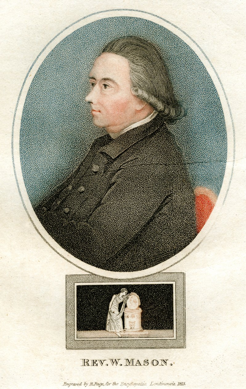 Reverend W Mason, 1815 by R. Page