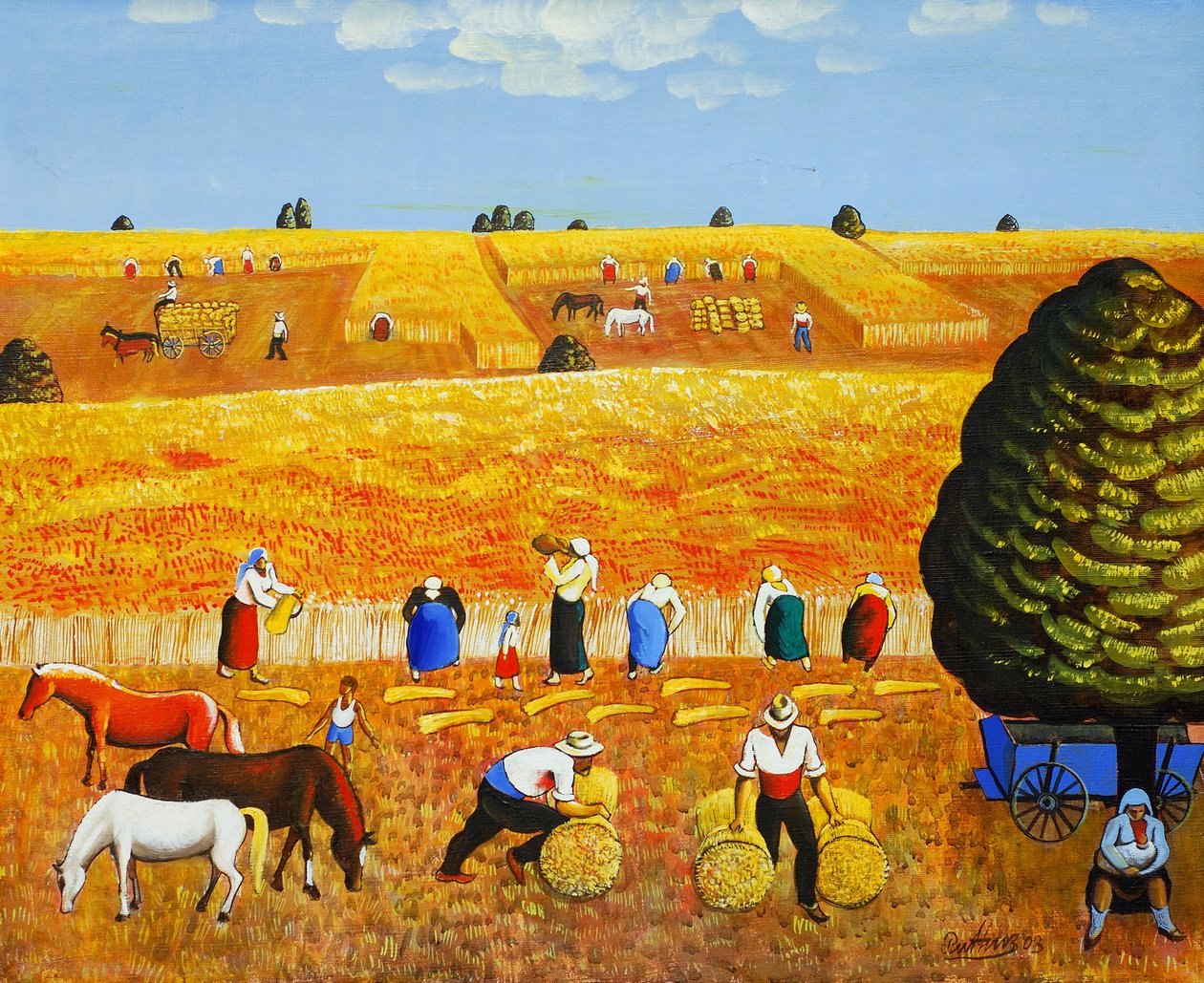 Golden Harvest, 2002 by Radi Nedelchev