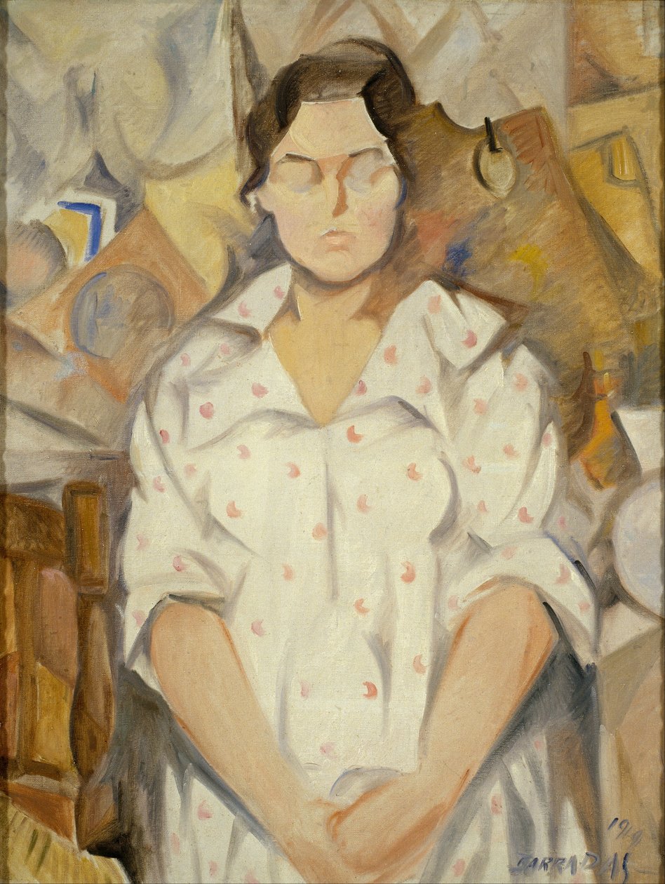 Portrait of Pilar by Rafael Perez Barradas
