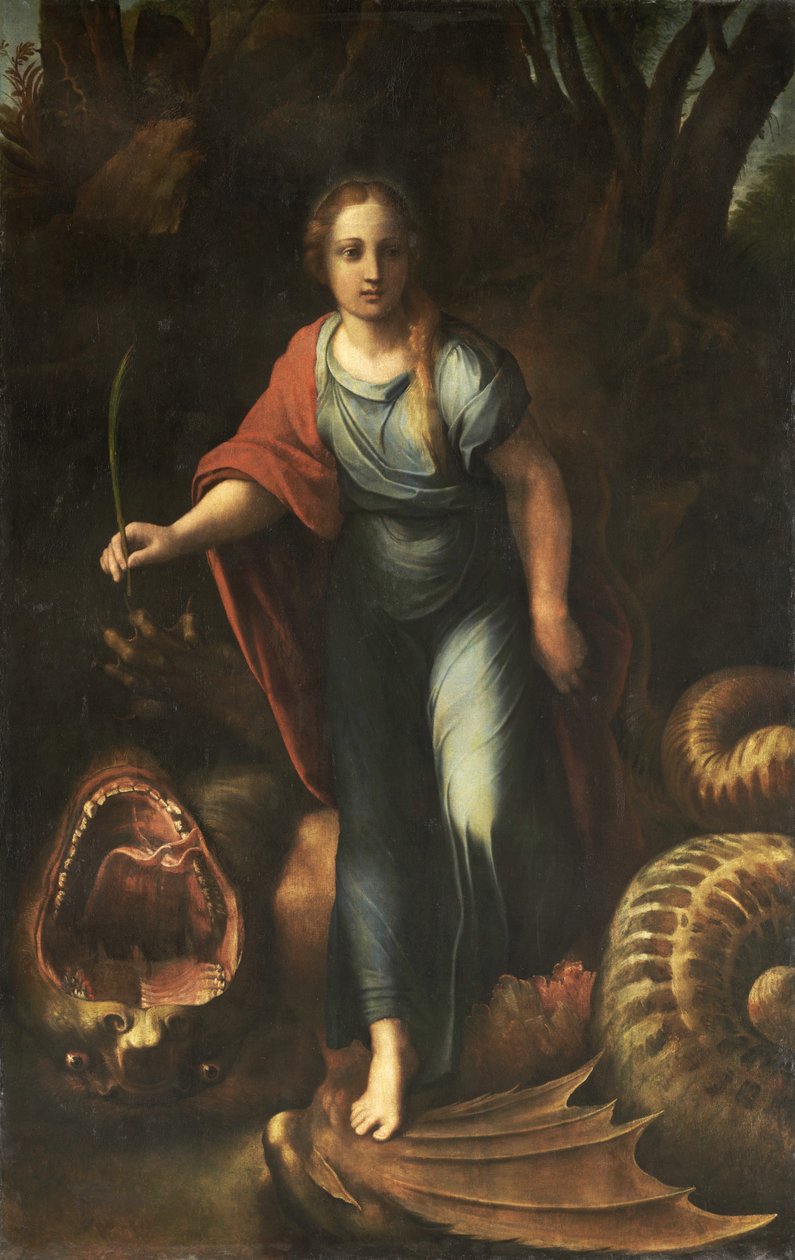Saint Margaret by Raffaello Sanzio Raphael