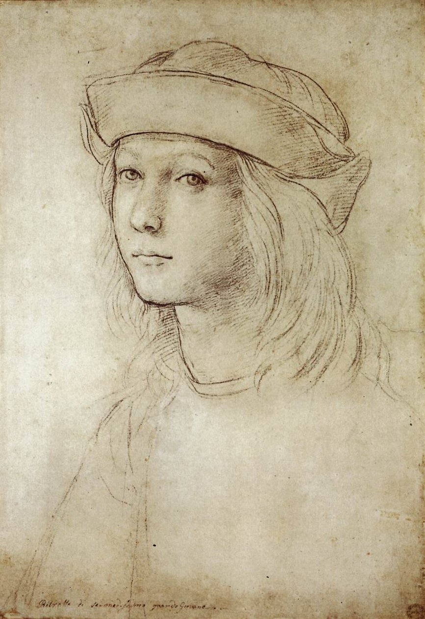 Self-portrait by Raffaello Sanzio Raphael