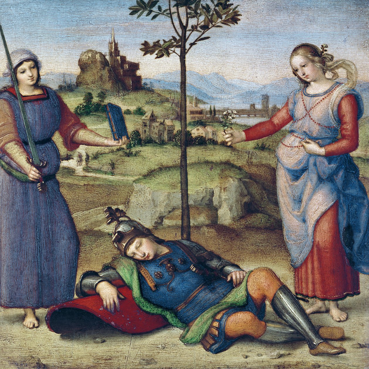 Vision of a Knight, c.1504 by Raffaello Sanzio Raphael