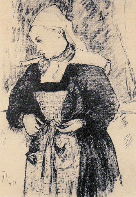 Breton Woman II by Raffaello Sanzio Raphael