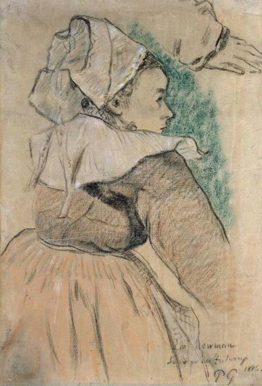 Breton Woman in Profile to the Right by Raffaello Sanzio Raphael