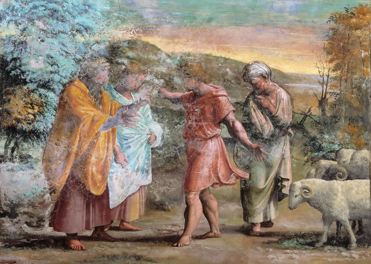 Decoration of the Loggia (Fresco) by Raffaello Sanzio Raphael