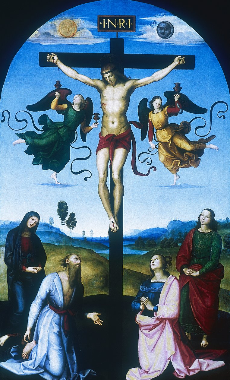 Mond Crucifixion, c. 1530 by Raffaello Sanzio Raphael