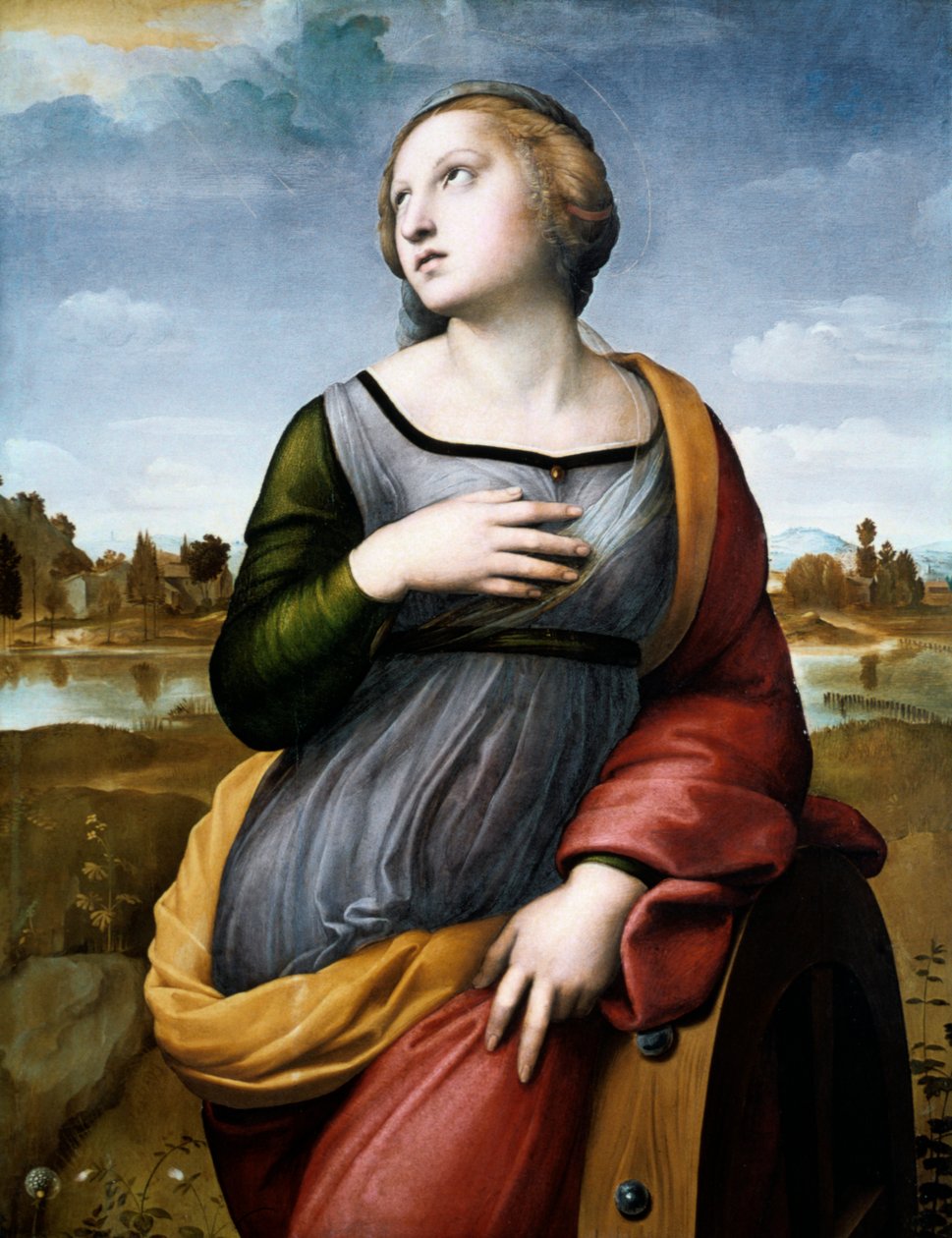 Saint Catherine of Alexandria by Raffaello Sanzio Raphael
