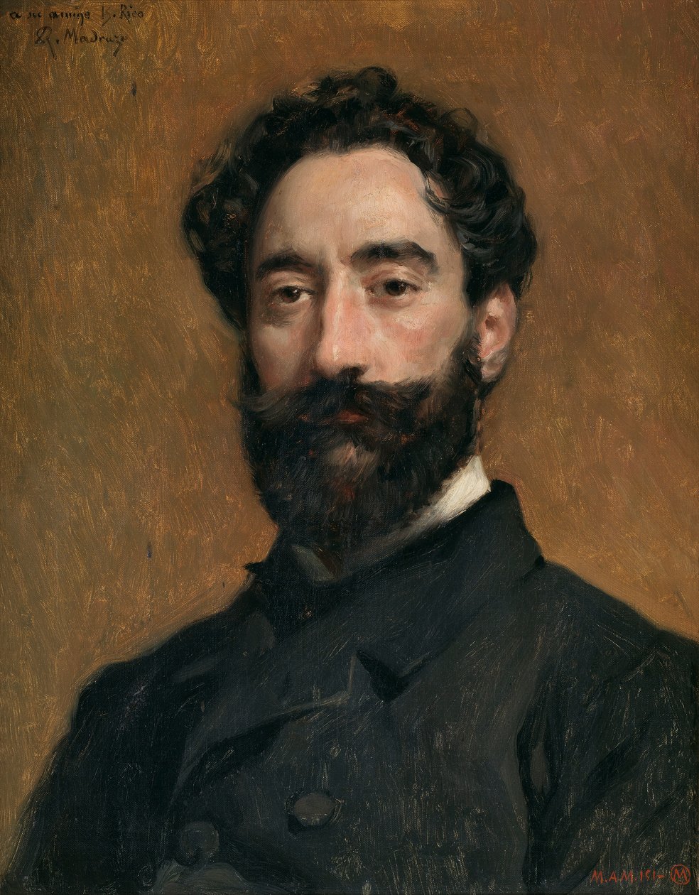 The Engraver Bernardo Rico by Raimundo de Madrazo y Garreta