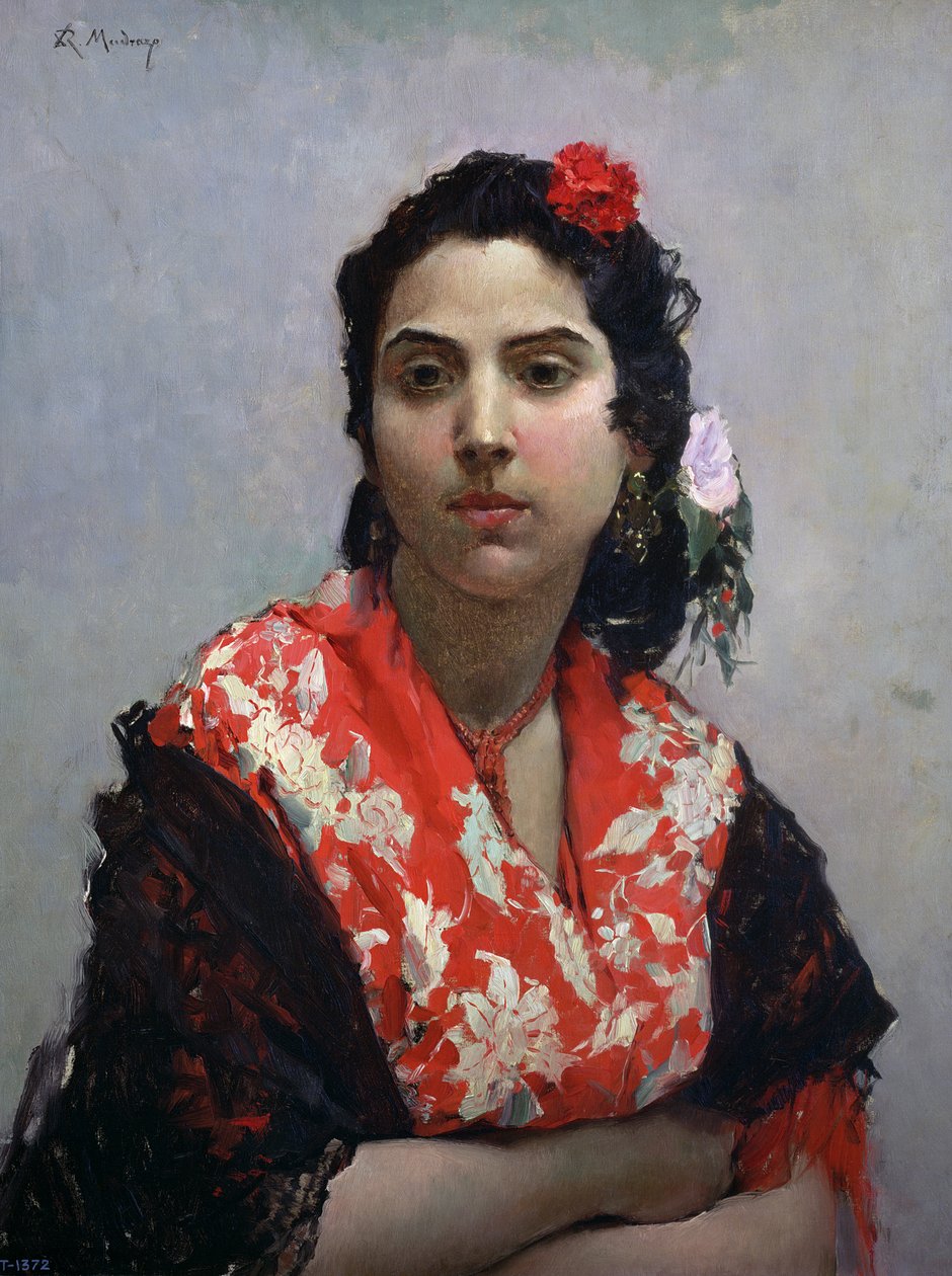 Gypsy Woman by Raimundo de Madrazo y Garreta