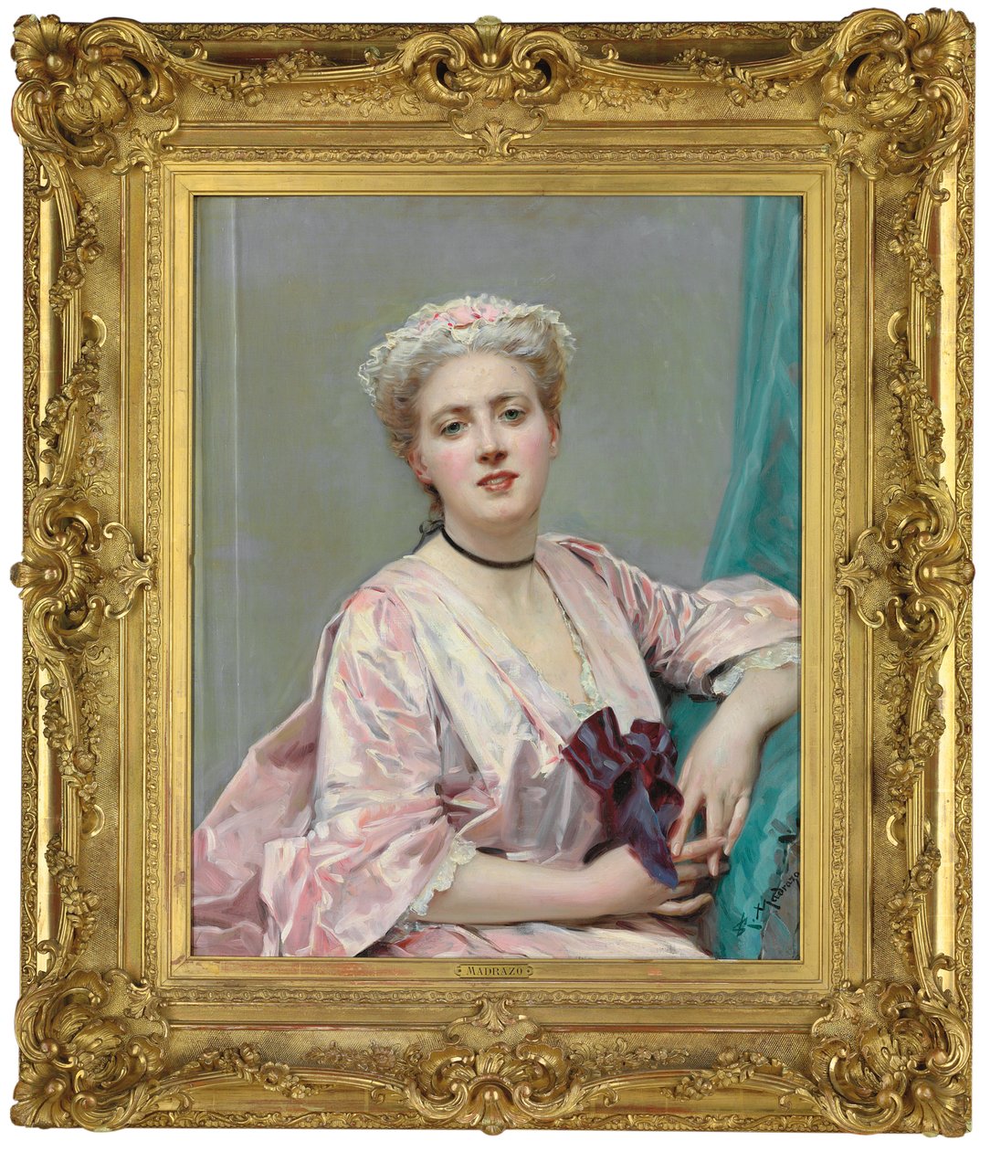 Beauty in Pink by Raimundo de Madrazo y Garreta