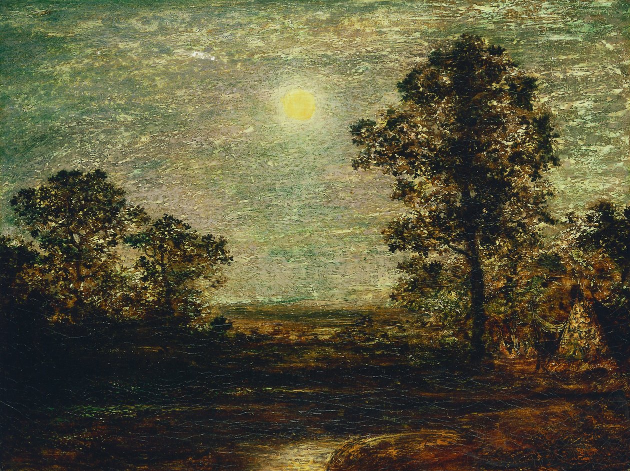 Untitled (Moonlit Landscape) by Ralph Albert Blakelock