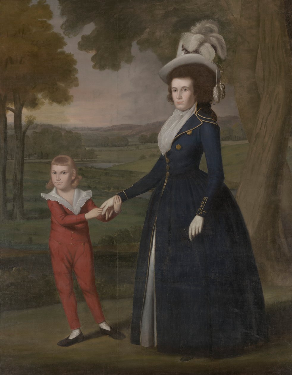 Laura Wolcott Moseley and Charles Moseley (1761) by Ralph Earl