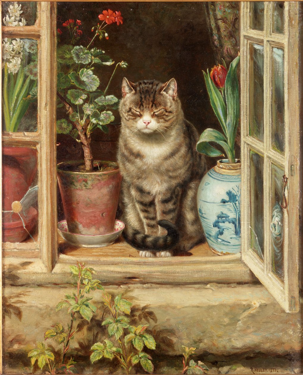 Blinking in the Sun, 1881 by Ralph Hedley