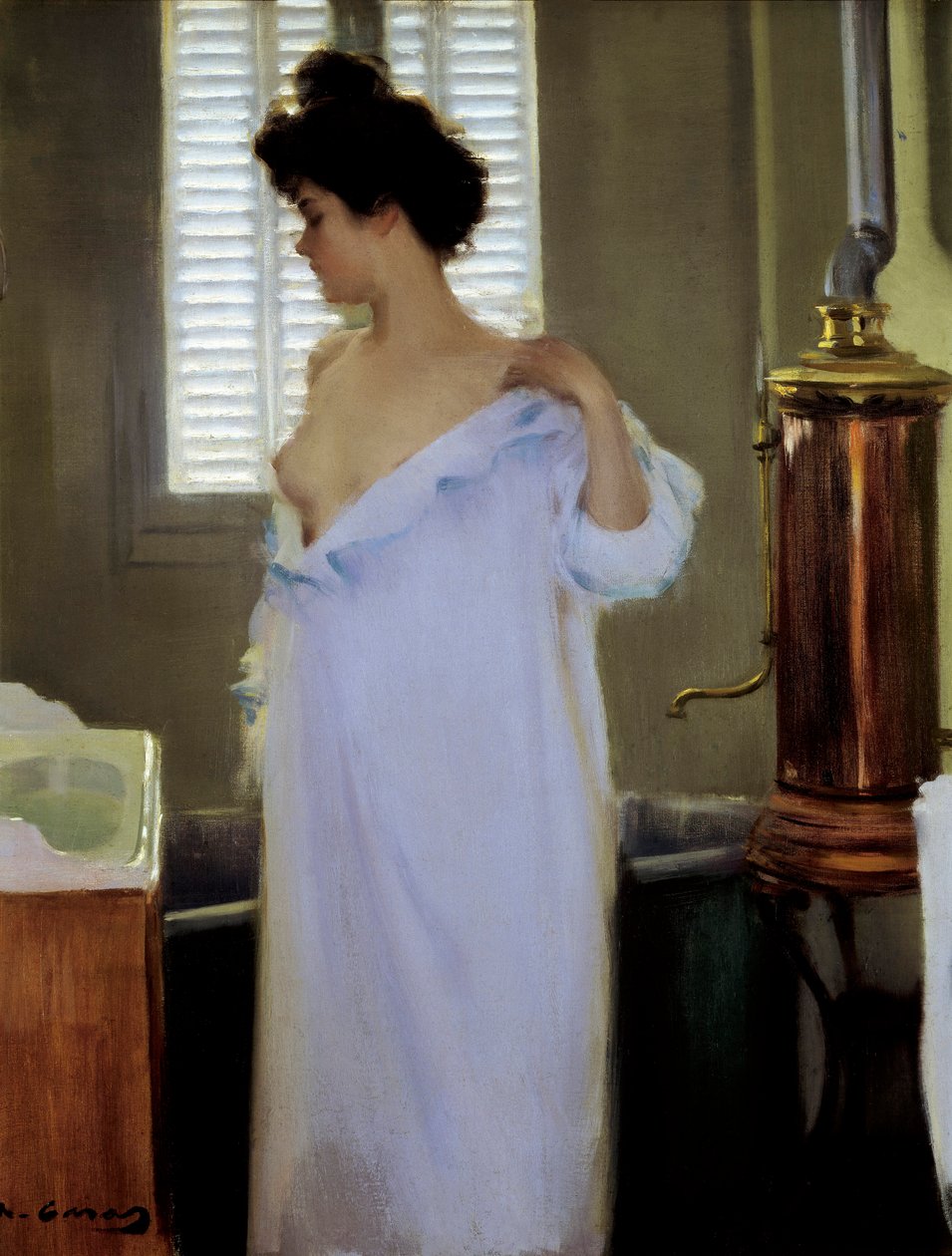 Before the Bath by Ramon Casas i Carbo