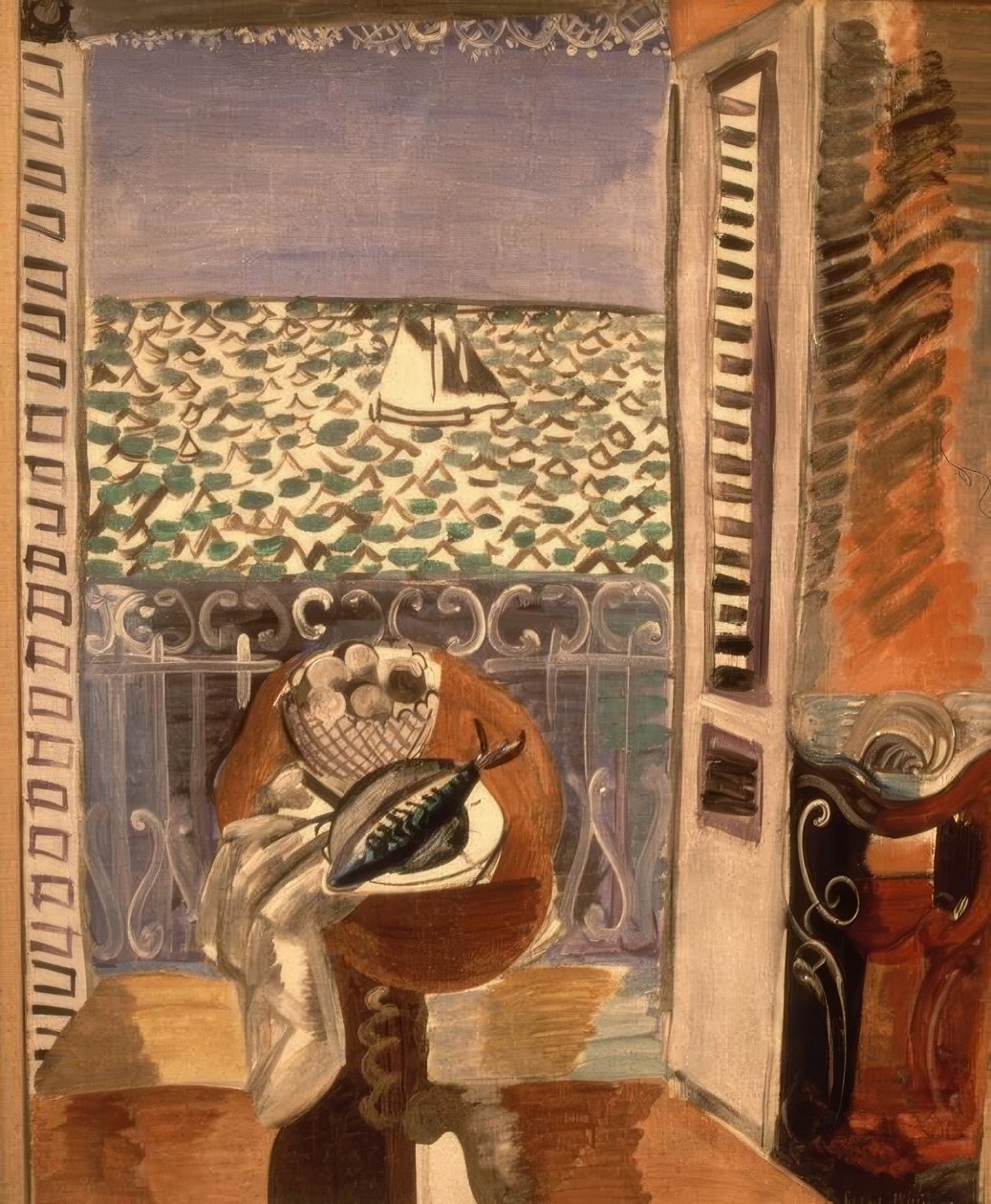 View Through a Window by Raoul Dufy