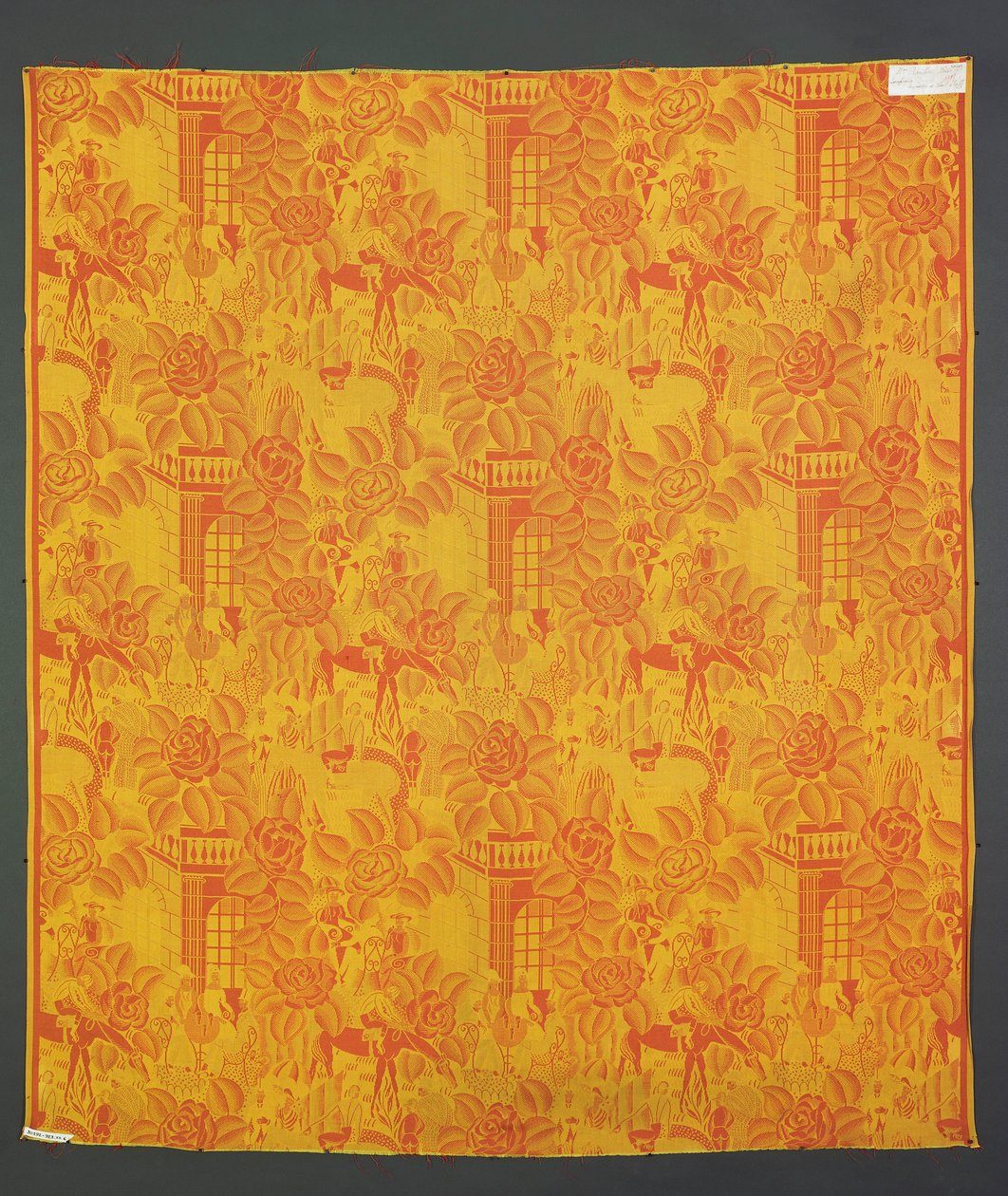 Cloth with Art Nouveau style design by Raoul Dufy